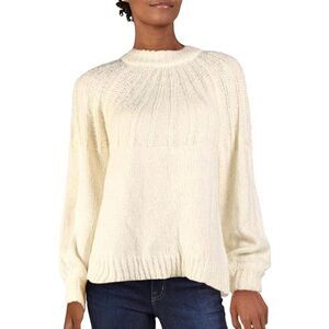 Laundry by Shelli Segal Womens Ribbed Trim Crew Neck Sweater Top NWT Size Medium
